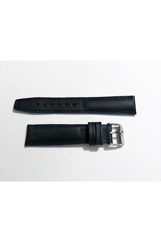 Her Saate Uygun 18 MM Hakiki Dana Derisi ( 259 ) mavi