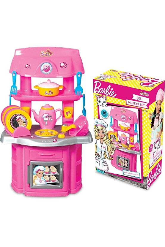 Hediye Oyuncak Barbie Şef Büyük Mutfak Set - 01503