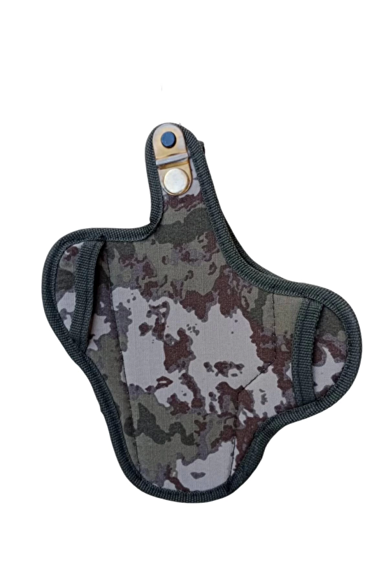 Sag El Kara Kuvvetleri Kamuflaj Renkli Tam Kelebek Airsoft Palaskaya Kemere Gecirmeli İmpertex Silah Kilifi