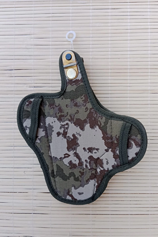 Sag El Kara Kuvvetleri Kamuflaj Renkli Tam Kelebek Airsoft Palaskaya Kemere Gecirmeli İmpertex Silah Kilifi