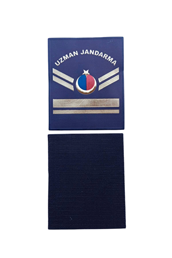 Uzman Jandarma 5 Kademe Lacivert Renkli 3d Termoplastik Kol Rutbe
