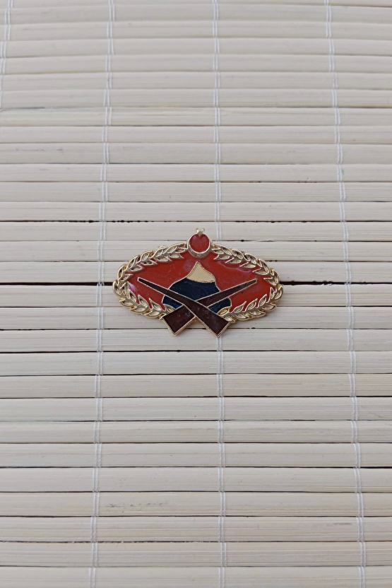 Jandarma Komando Temel İc Guvenlik Metal Gogus Brovesi