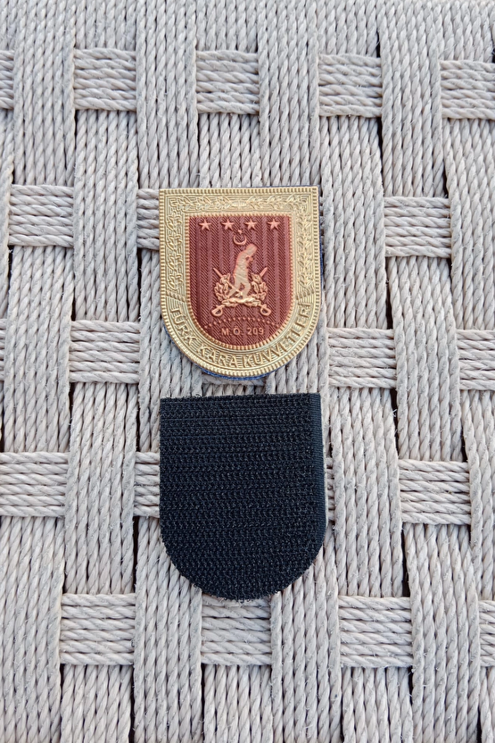 Turk Kara Kuvvetleri M.o 209 3d Silikon Kabartma Mont Ceket Brove