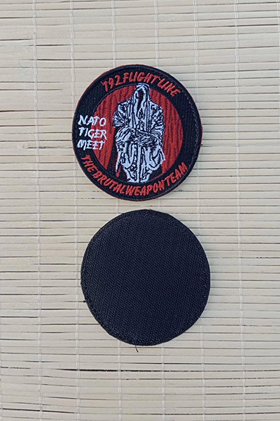 192. Flight Line Nato Tiger Meet The Brutal Weaponteam Nakis İslemeli Arma Patch Pec