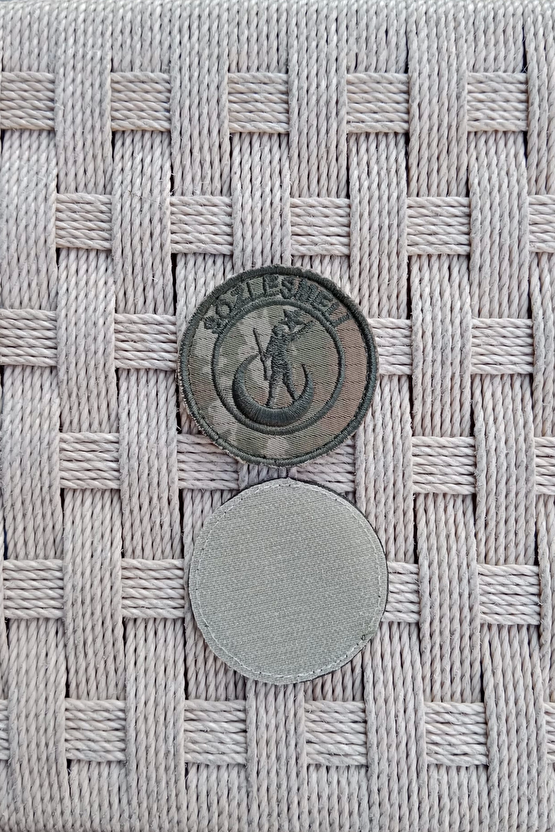 Kara Kuvvetleri Kamuflaj Renkli Sozlesmeli Nakis İslemeli Arma Patch Pec