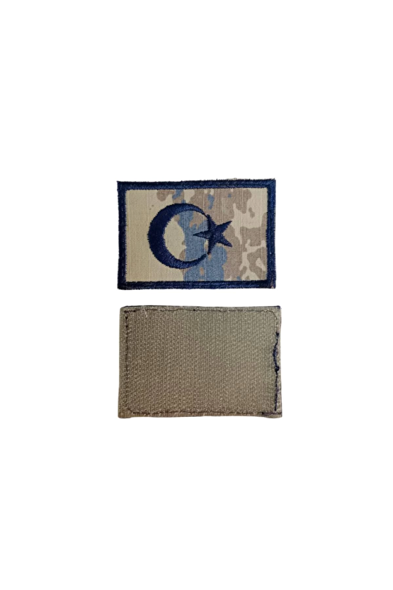Hava Kuvvetleri Kamuflaj Renkli Nakis İslemeli Arma Patch Pec Bayrak