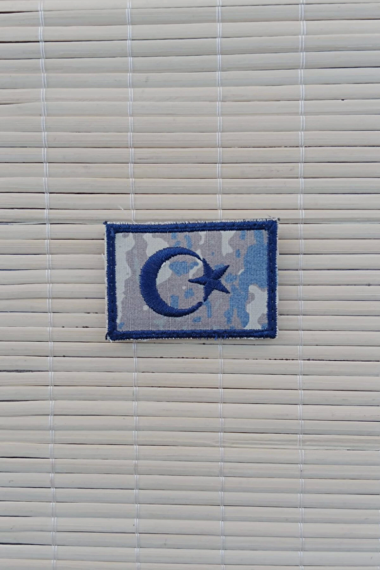 Hava Kuvvetleri Kamuflaj Renkli Nakis İslemeli Arma Patch Pec Bayrak