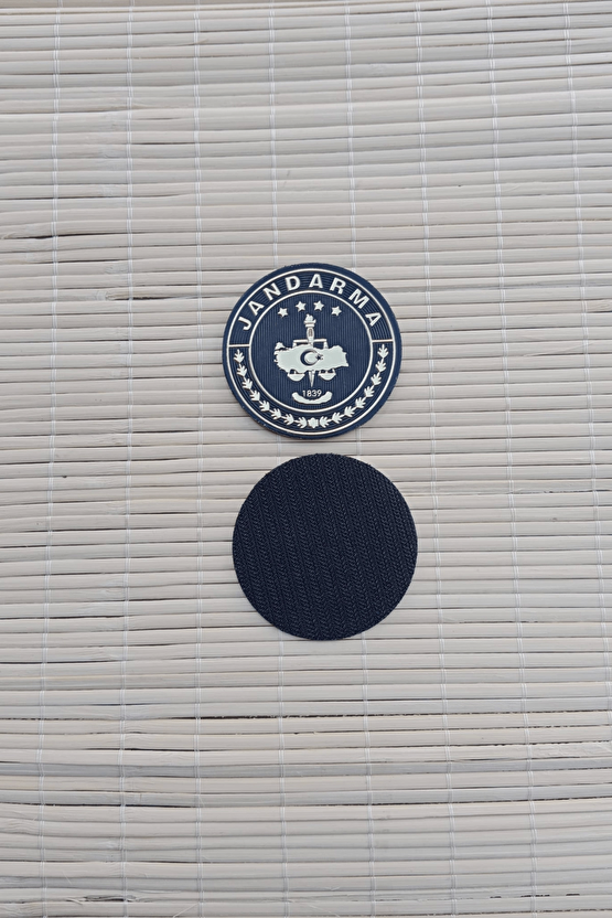 Jandarma Asayis 1839 Siyah Zemin 3d Plastik Gogus Arma Patch Pec