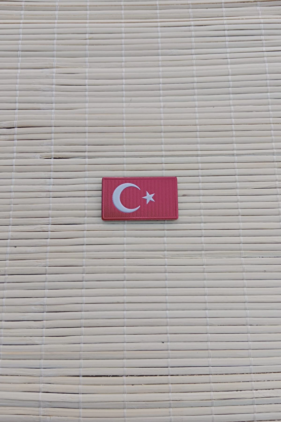 Jandarma Asayis 3d Tpu Plastik Kirmizi Zemin Gogus Arma Patch Pec Bayrak