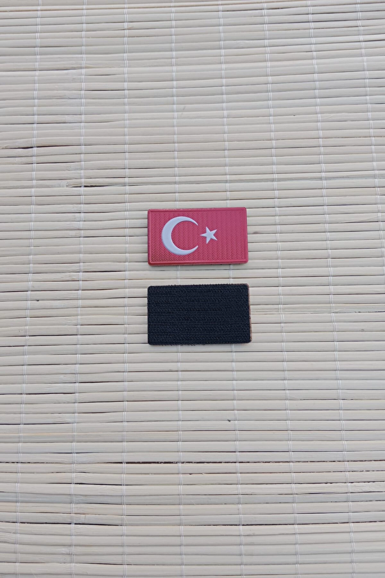 Jandarma Asayis 3d Tpu Plastik Kirmizi Zemin Gogus Arma Patch Pec Bayrak