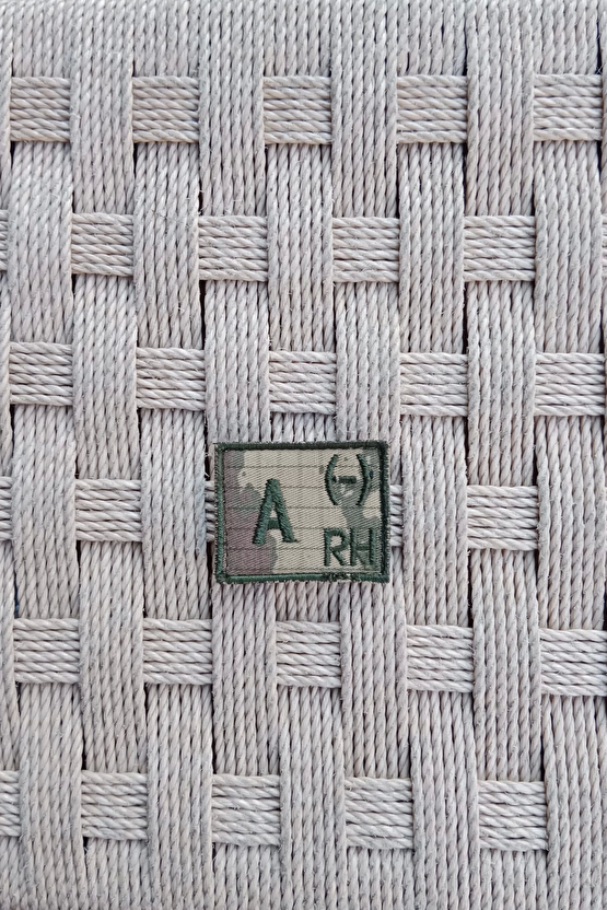 Kara Kuvvetleri Kamuflaj Renkli Nakis İslemeli A Rh - Mini Kan Gruplu Arma Patch Pec