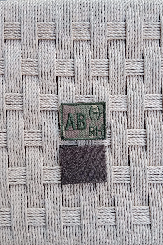 Kara Kuvvetleri Kamuflaj Renkli Nakis İslemeli Ab Rh - Kan Gruplu Patch Arma Pec