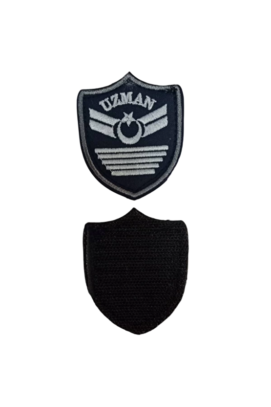 Hava Kuvvetleri Uzman Cavus 5 Kademe Lacivert Zemin Nakisli Mini Polar Rutbe Arma