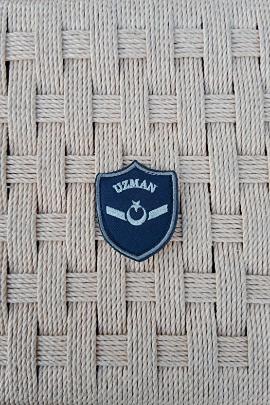 Hava Kuvvetleri Uzman Onbasi Lacivert Zemin Nakisli Mini Polar Rutbe Arma