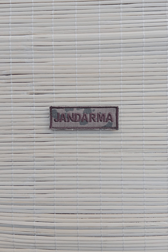 Jandarma Kamuflaj Renkli Jandarma Yazisi Gogus Arma Patch Pec
