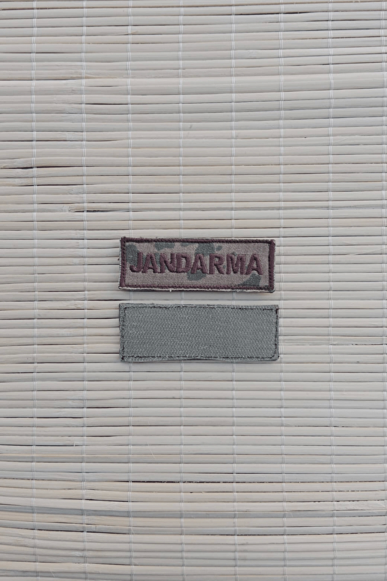 Jandarma Kamuflaj Renkli Jandarma Yazisi Gogus Arma Patch Pec