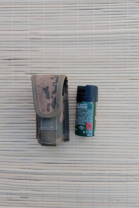 40 Ml Nato Biber Gazi Kamuflaj Renkli İmpertex Biber Gazi Kilifi