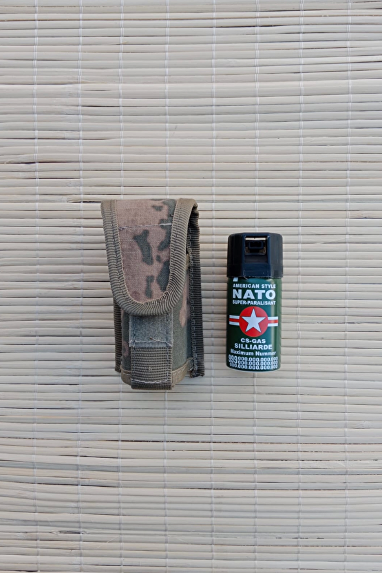 40 Ml Nato Biber Gazi Kamuflaj Renkli İmpertex Biber Gazi Kilifi