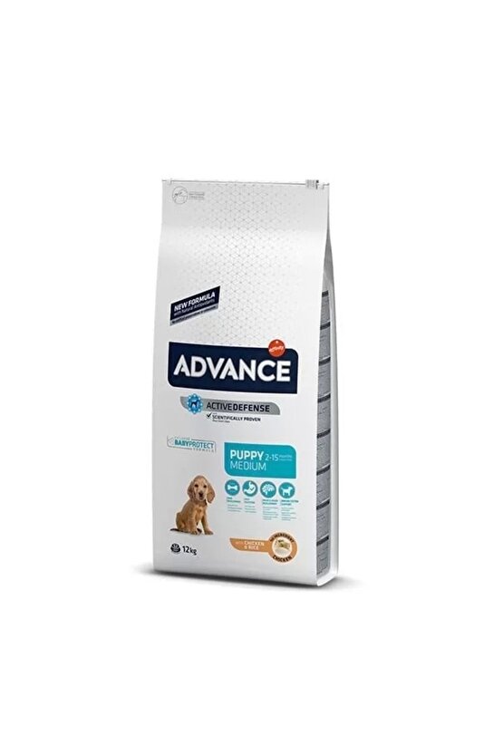 Puppy Medium Tavuklu Orta Irk Yavru Köpek Maması 12 Kg