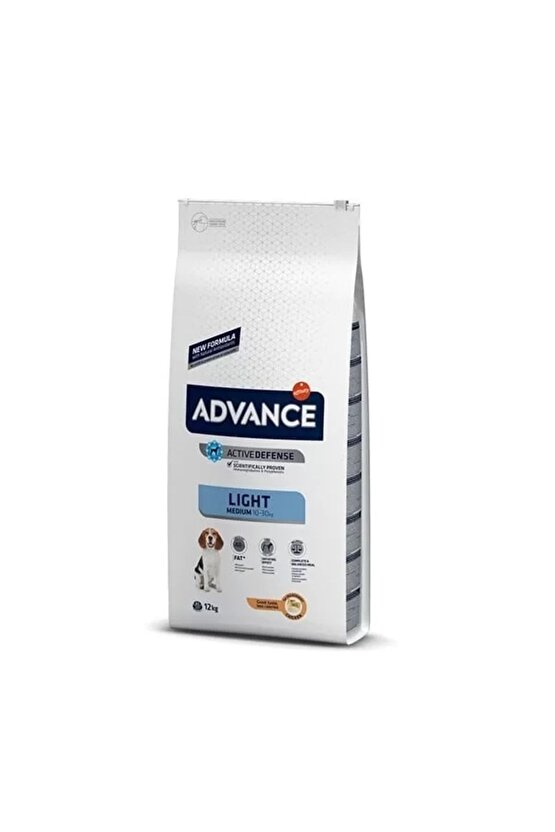 Light Medium Tavuklu Orta Irk Diyet Köpek Maması 12 Kg