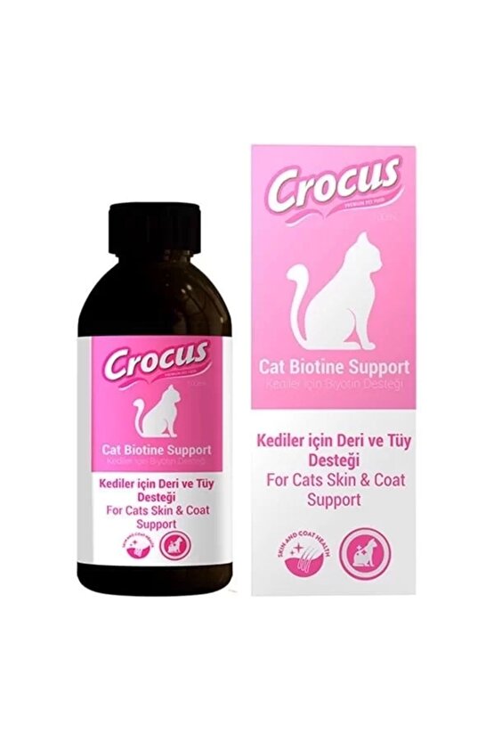 Crocus Kedi Deri ve Tüy Sağlığı Destekleyici Damla 100 Ml
