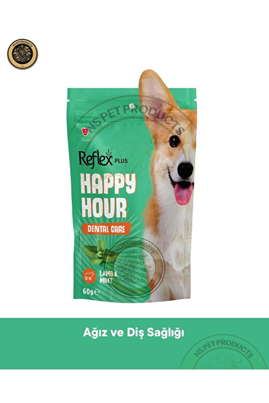 Happy Hour Ağız ve Diş Sağlığı için Köpek Ödül Maması 60 gram