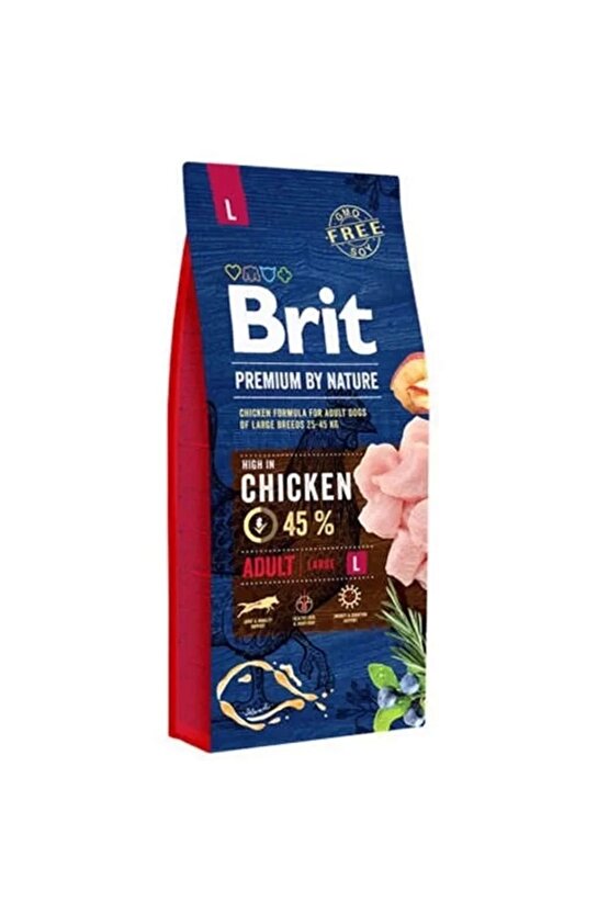 Premium Nature Büyük Irk Tavuklu Yetişkin Köpek Maması 15 Kg