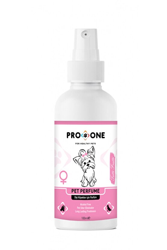 Pet Perfume Dişi Köpekler için Tutti Frutti Parfüm 100 ml