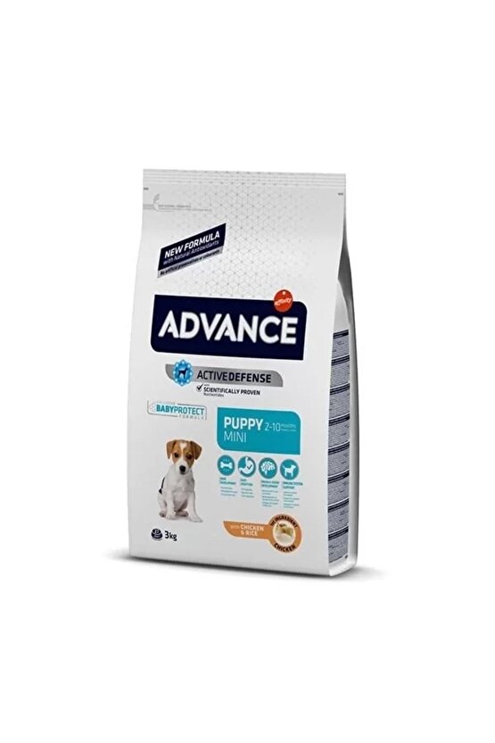 Puppy Mini Tavuklu Küçük Irk Yavru Köpek Maması 3 Kg