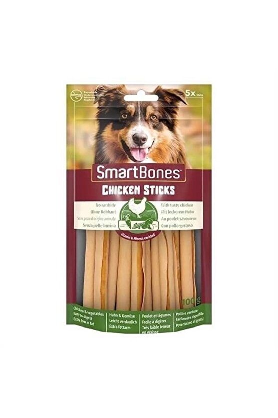 Smart Bones Tavuklu Stick Köpek Ödül Maması 5 Adet 100 Gr
