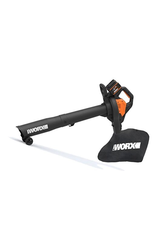 WG583E 40Volt 4.0Ah. Li-ion Kömürsüz Profesyonel Yaprak Toplama ve Üfleme