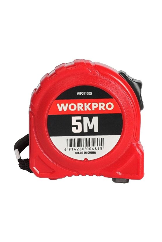 WORKPRO WP261003 5Mx19mm Beyaz Çelik Şerit Metre