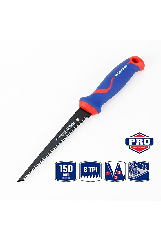 WP215017 150mm Hızlı Kesim Profesyonel BI-METAL Alçıpan Testeresi