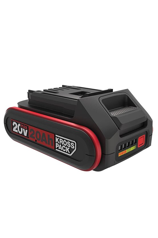 KAB20 20Volt 2.0Ah. Li-ion Kross Pack Profesyonel Yedek Akü