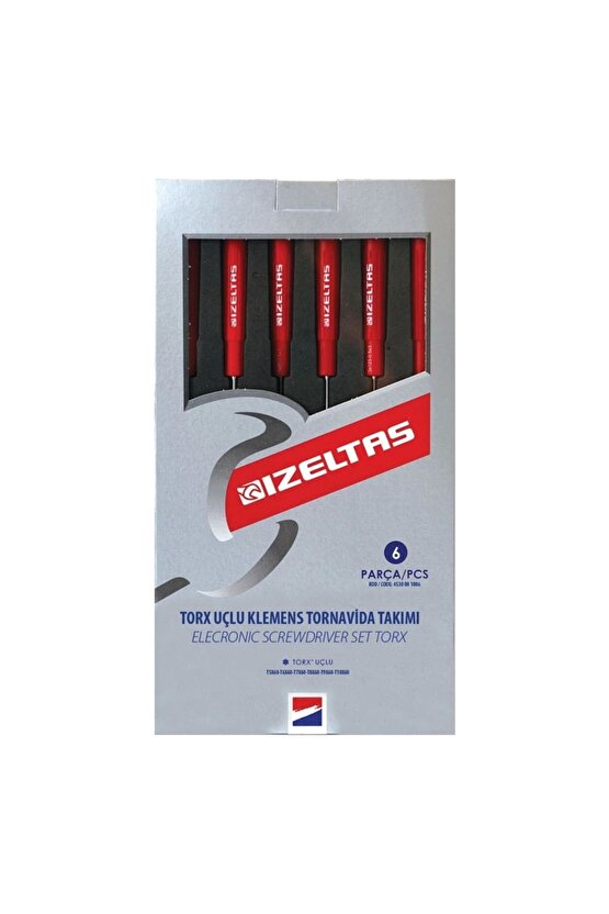 4530001006 Torx Uçlu Klemens Tornavida Takımı 6 Parça