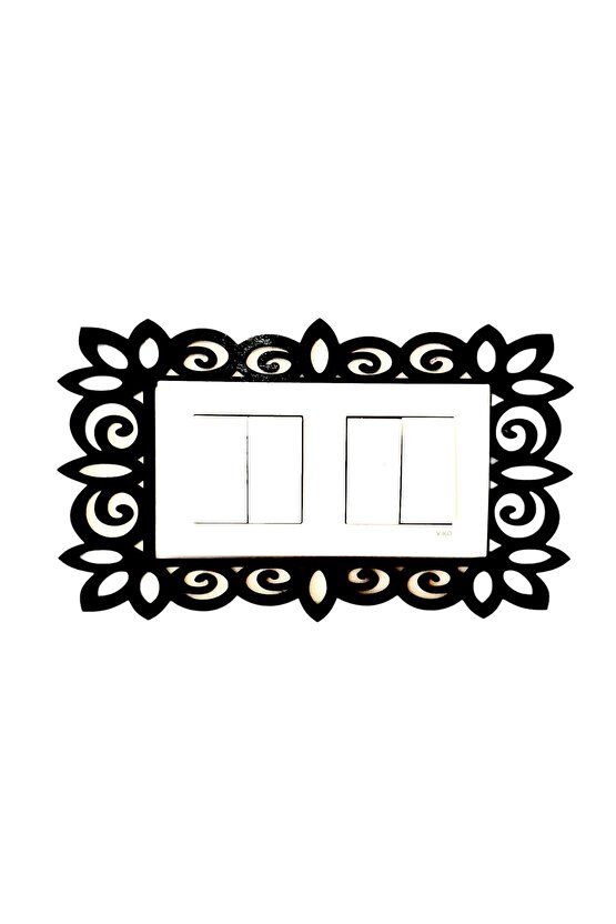 Desenli Ikili Prizlik Duvar Süsü 3mm Mdf 2