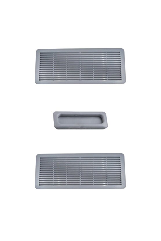 Mercedes E Sınıf (W210-W211) için Sunroof Güneşlik El Tutamağı ve Izgara Seti -Gri