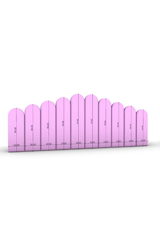 DÖŞEMELİ YATAK BAŞLIĞI-200CM LİK-10 PARÇA PANEL