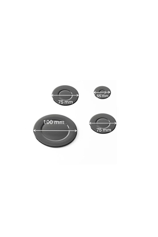 Bek Kapağı Takımı (PROFİLO-BOSCH-SİEMENS UYUMSUZ) 4 Parça Bek Kapağı Parlak Emayeli Bek Kapağı