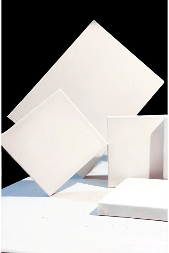 40X50 cm Arkadan Zımbalı Yüksek Kaliteli Astarlı Hazır Tuval Boş Tuval Tablo