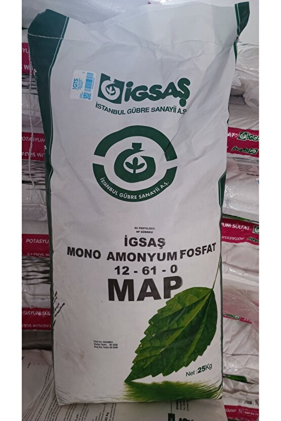 Mono Amonyum Fosfat (MAP) 12-61-0 25 Kg