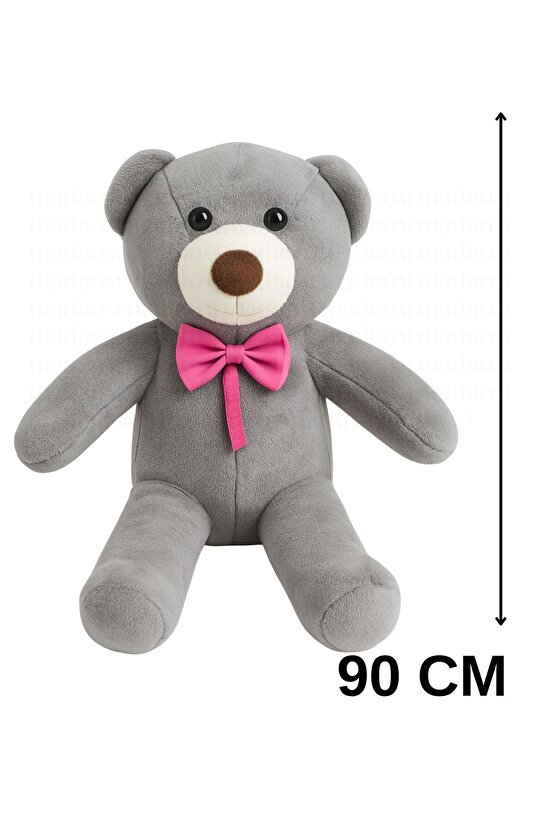 90 CM PELUŞ AYI SEVGİLİLER GÜNÜ - ANNELER GÜNÜ - ÖZEL GÜN PELUŞ OYUNCAK