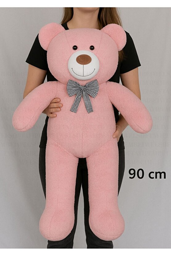 90 CM PELUŞ AYI SEVGİLİLER GÜNÜ - ANNELER GÜNÜ - ÖZEL GÜN PELUŞ OYUNCAK