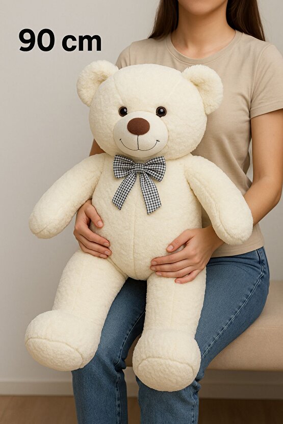 90 Cm Peluş Ayı Oyuncak Yumuşak Peluş Kunaş