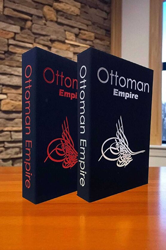 2’li Kumaş Kaplı Kitap Görünümlü Dekoratif Kutu | Hediye & Takı Kutusu
