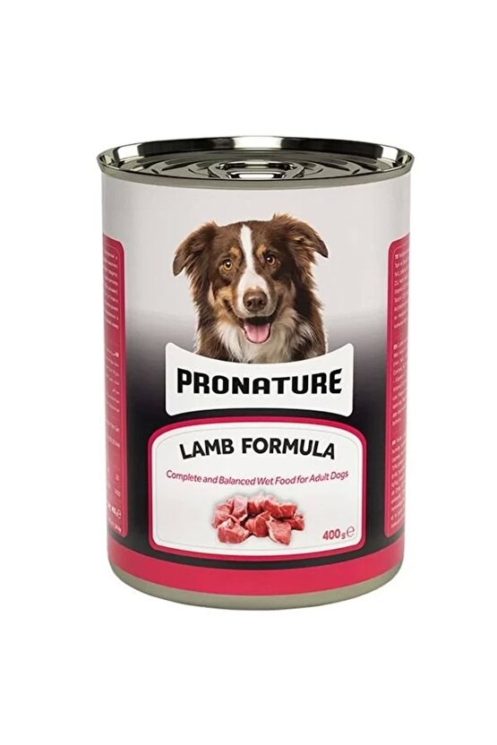 Kuzu Etli Parça Etli Yetişkin Köpek Konservesi 400 Gr