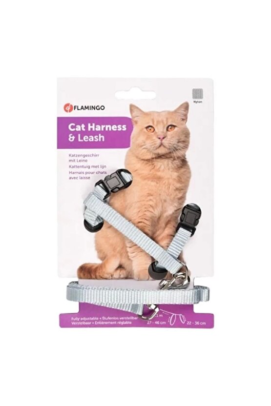Art Sportiv Kedi Göğüs Tasması Mavi 20-35 Cm 10 Mm