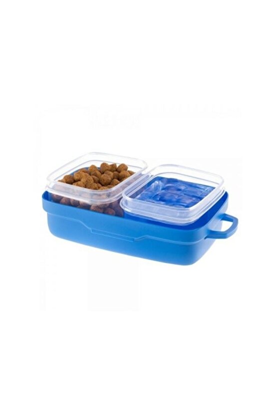 Pet Risto Plastik Köpek Mama ve Su Kabı 1 Lt