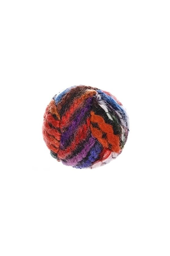 Eleine Peluş İpli Top Kedi Oyuncağı Renkli 4.5 Cm