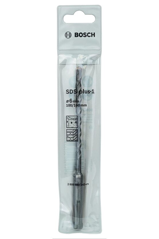 Plus-1 Serisi SDS-Plus Kırıcı Delici Matkap Ucu 6x160 mm